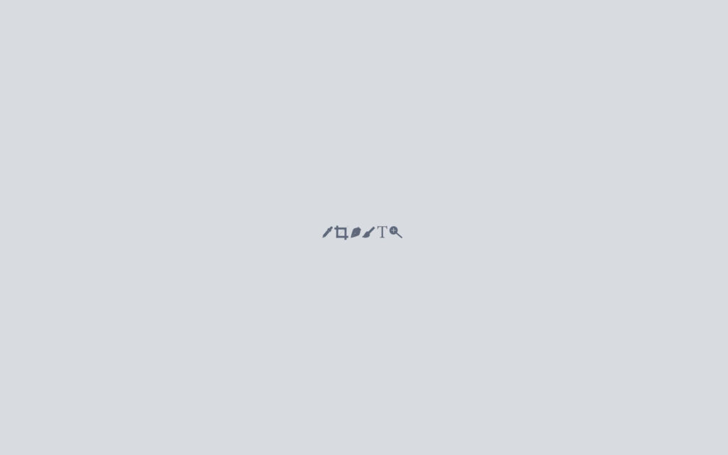 Minimalist Photoshop Tools Wallpaper on Light Grey Background