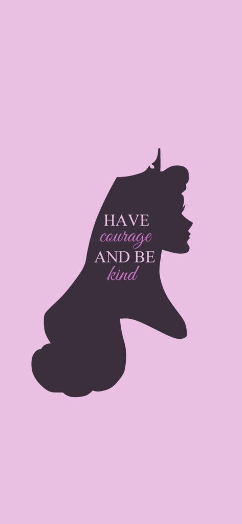 Minimalist Pink Abstract Wallpaper with Inspirational Quote