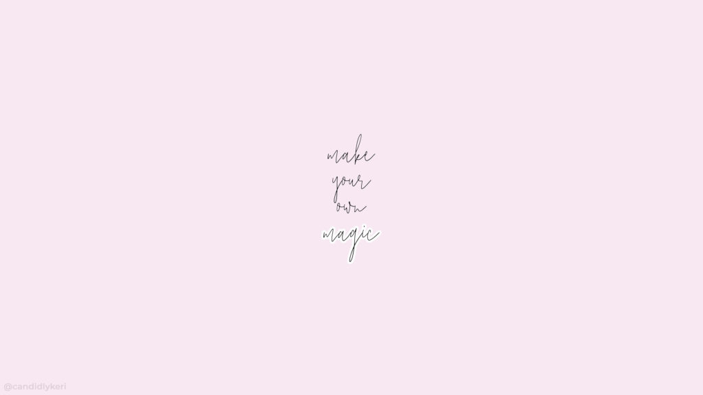 Make Your Own Magic Wallpaper: Minimalist Pink Design for MacBook
