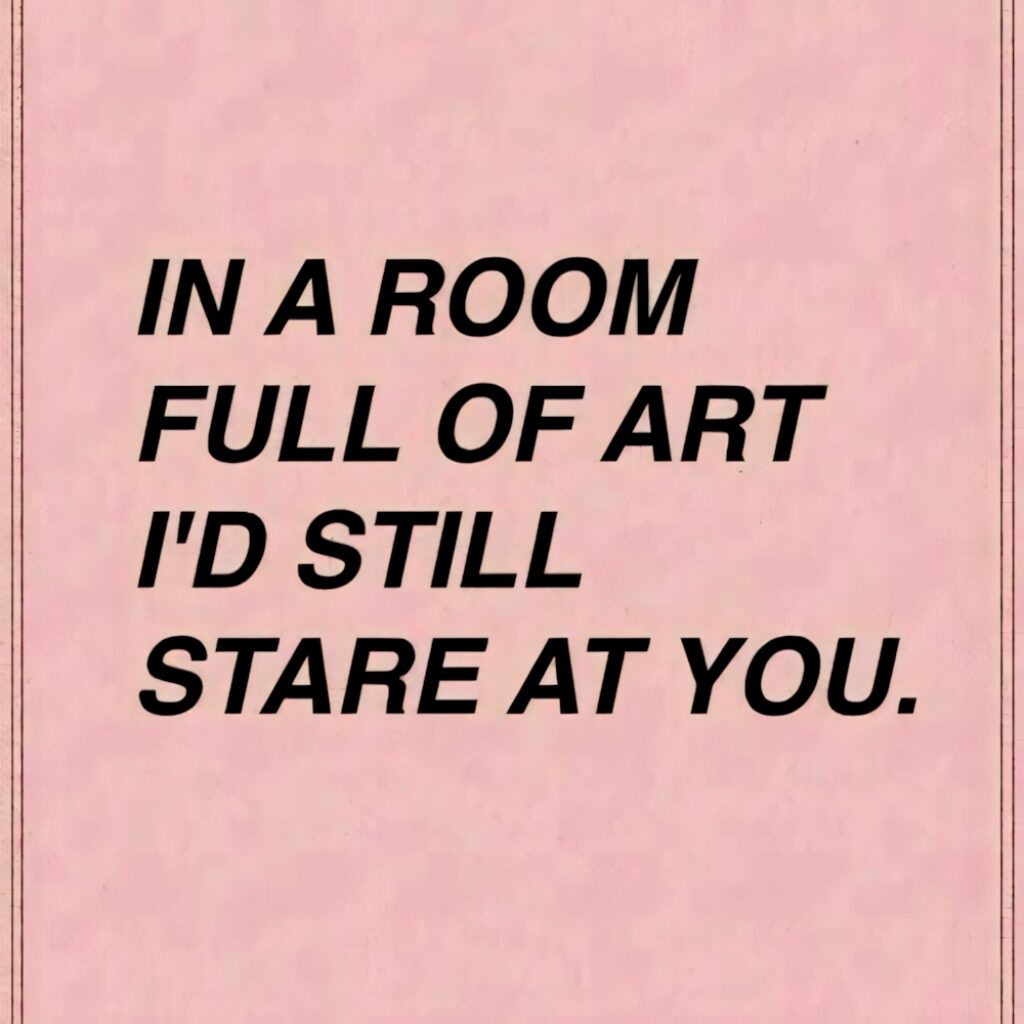 Minimalist Pink Love Quote Wallpaper – Perfect Romantic Background