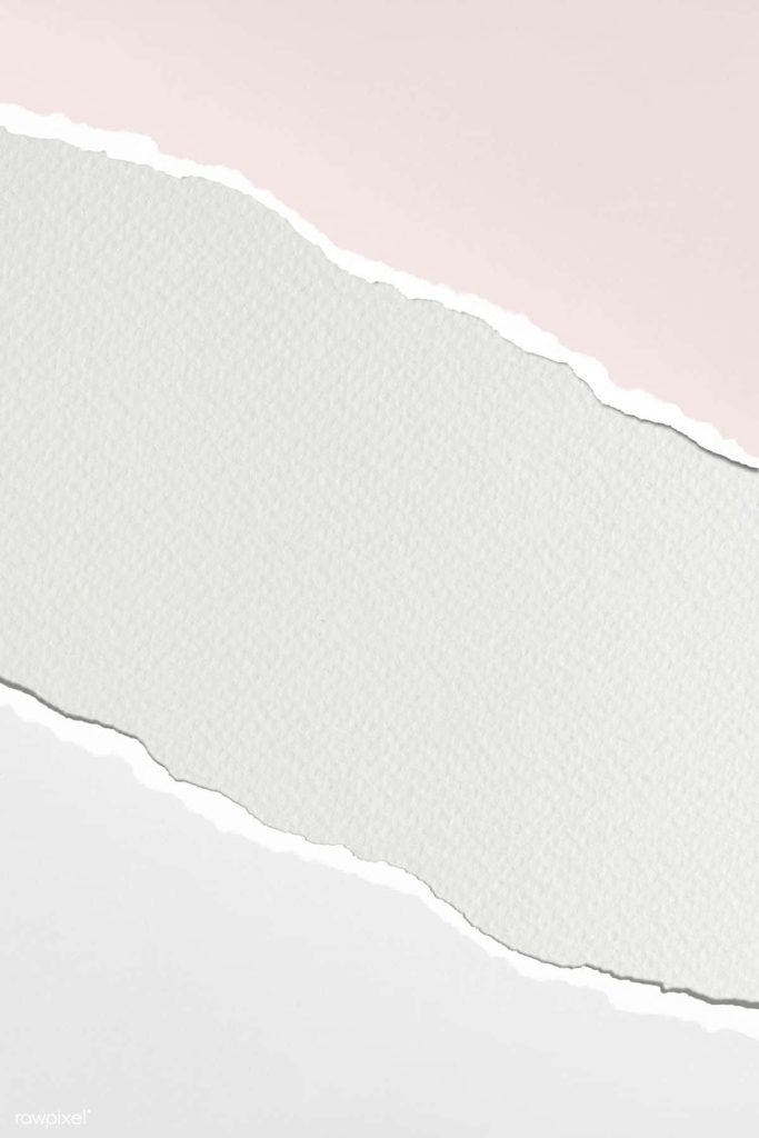 Minimalist white and soft pink torn paper strips wallpaper with natural textures and jagged edges