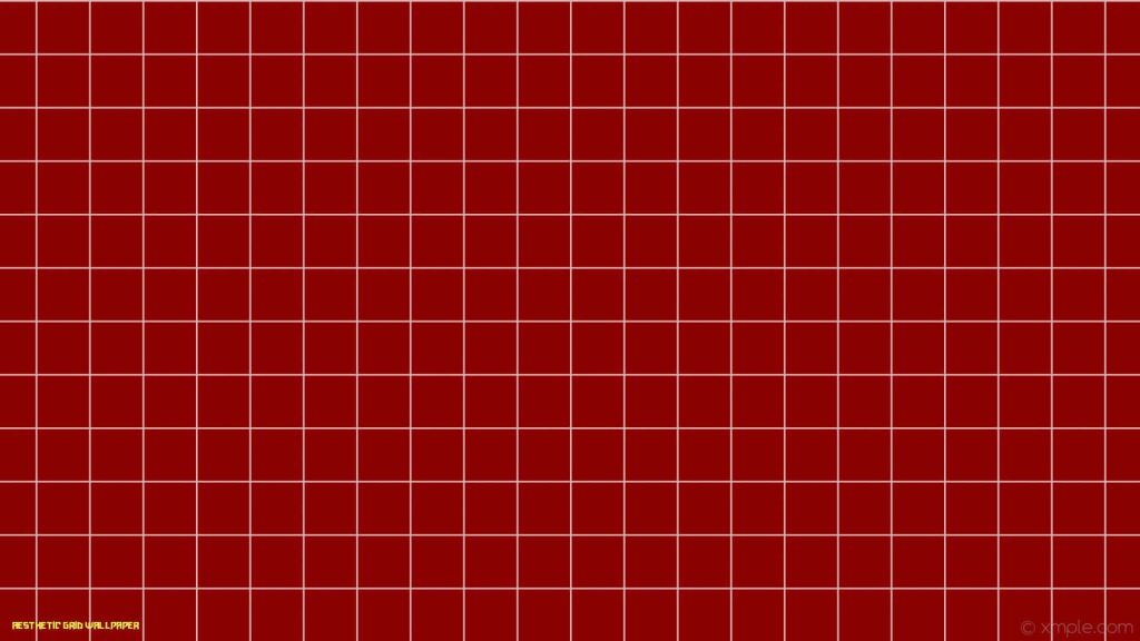Minimalist Red Squares wallpaper with geometric grid and white lines for sharp desktop background