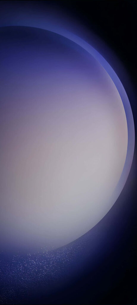 Elegant Samsung S20 Wallpaper: Deep Blue Gradient & Curved Design