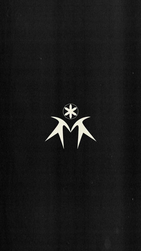 Minimalist Bring Me The Horizon Sempiternal logo wallpaper on dark background for fans