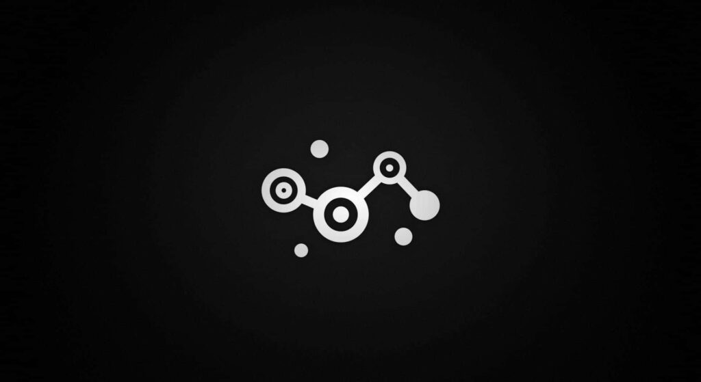 Minimalist Steam Platform logo wallpaper on dark background ideal for digital gaming fans