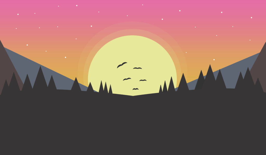 Minimalist Edge: A Stunning Sunset HD Wallpaper Background Photo for a Goodnight in Nature with PicsArt