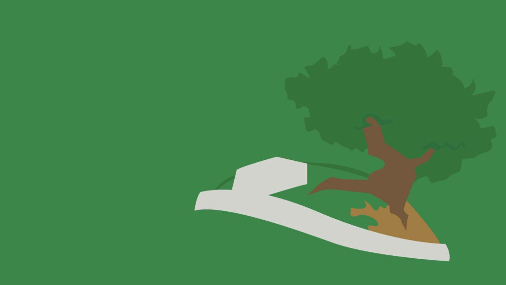 Minimalist Torterra Wallpaper: Clean Design & Green Background