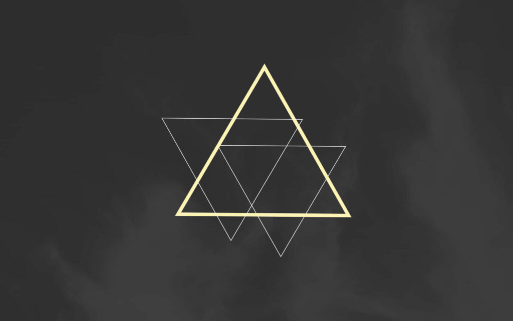 Minimalist Geometric Triangle Wallpaper for Sleek Desktop Aesthetic