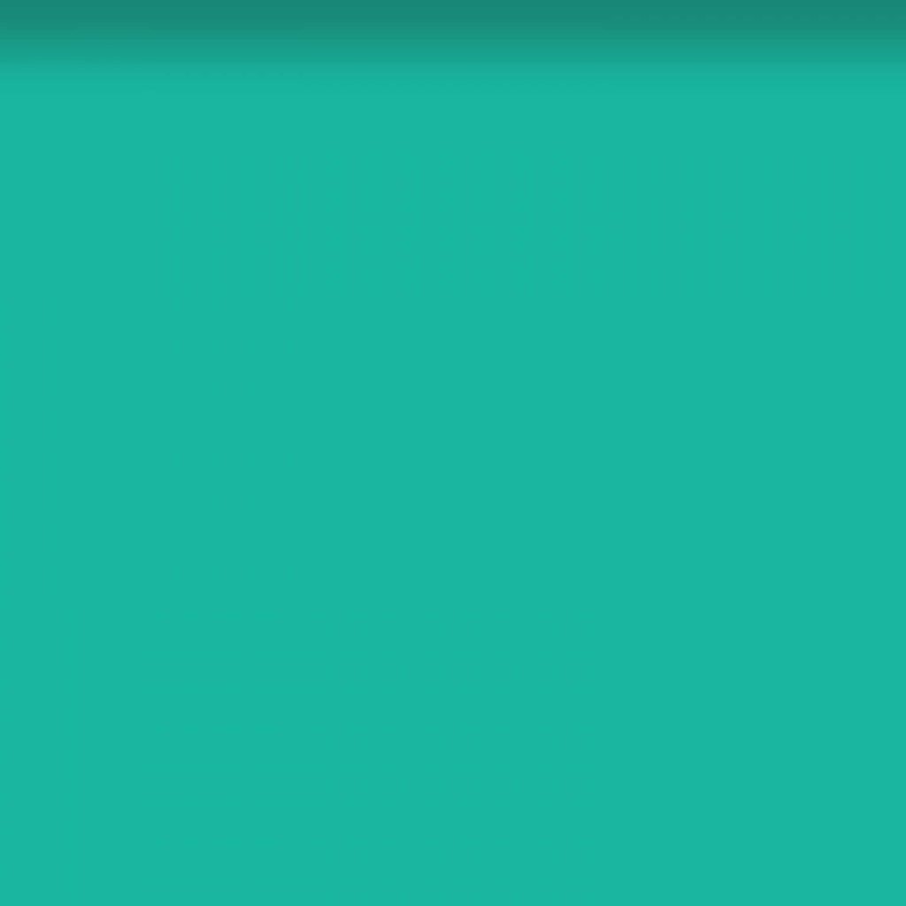 Minimalist turquoise green wallpaper with subtle darker gradient strip for modern screens
