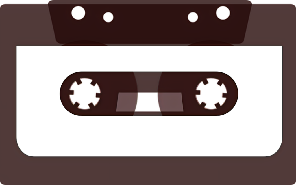 Retro Cassette Tape Wallpaper: Nostalgic Minimalist Design
