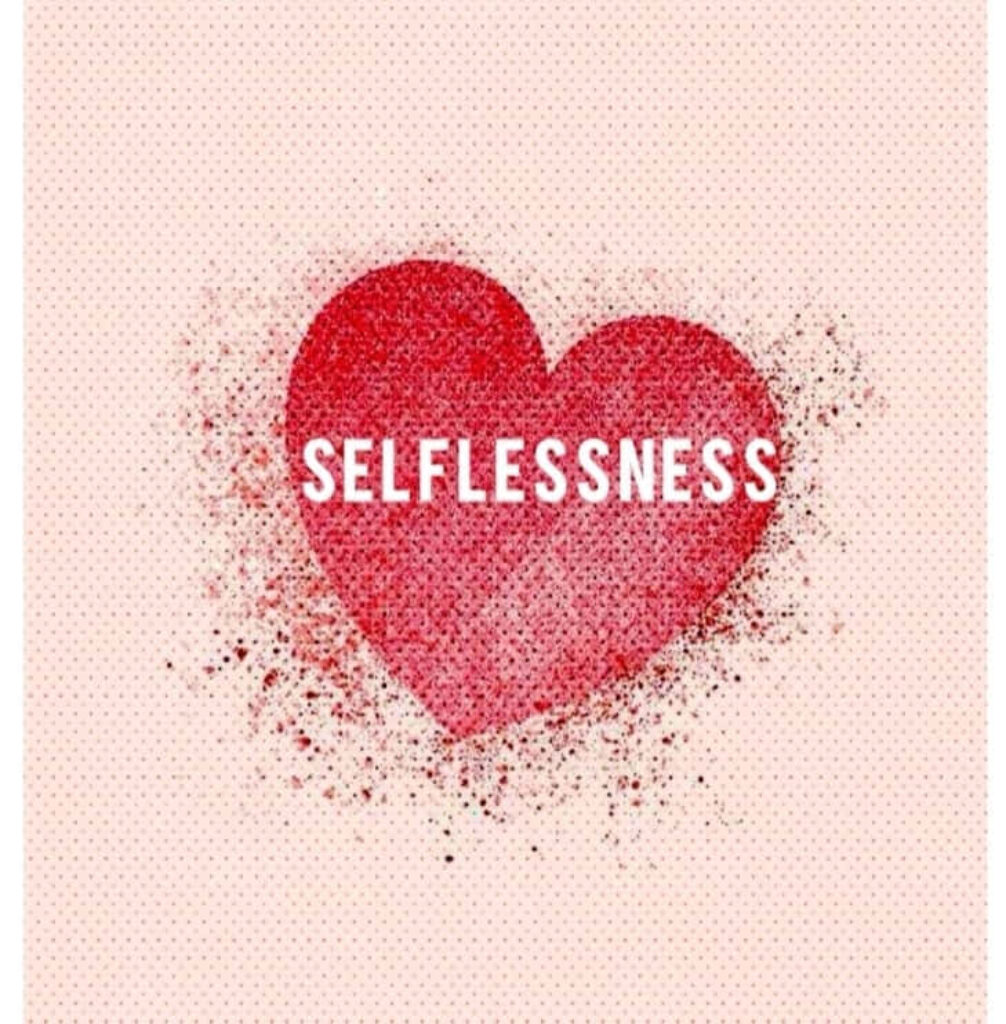 Minimalist Red Heart Wallpaper: Symbol of Selflessness & Love