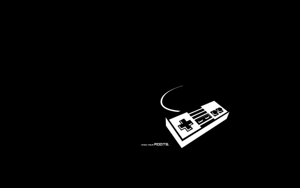 Vintage Nintendo Controller Wallpaper: Know Your ROOTS in Minimalist Style
