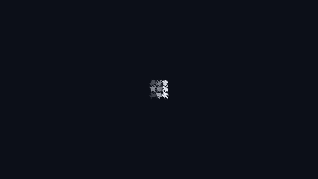 Minimalist Abstract Cube Wallpaper on Dark Background