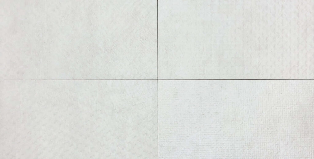 Minimalist White Ceramic Tile Wallpaper Background with Subtle Pattern