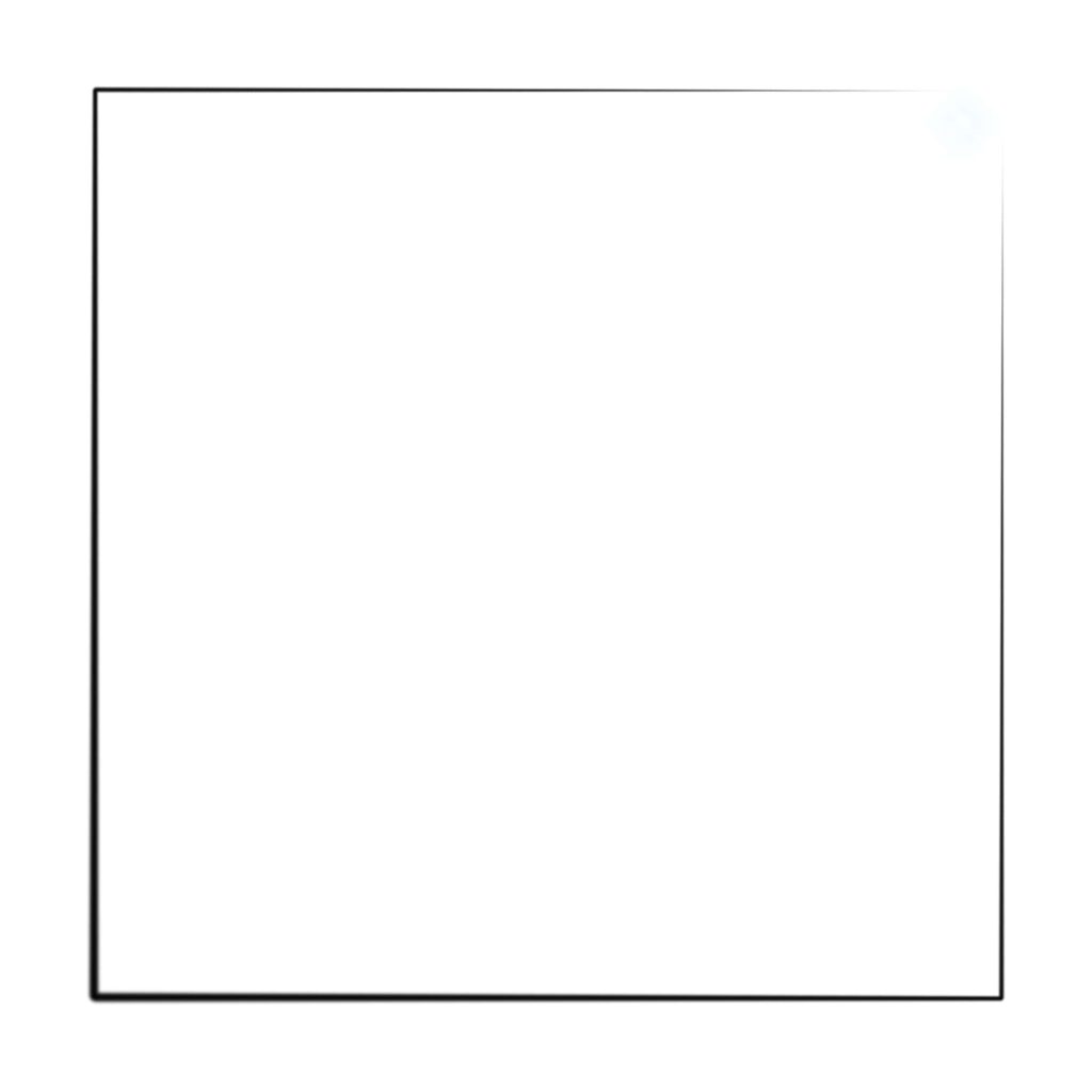 Minimalist digital wallpaper white square black border subtle blue light modern desktop background