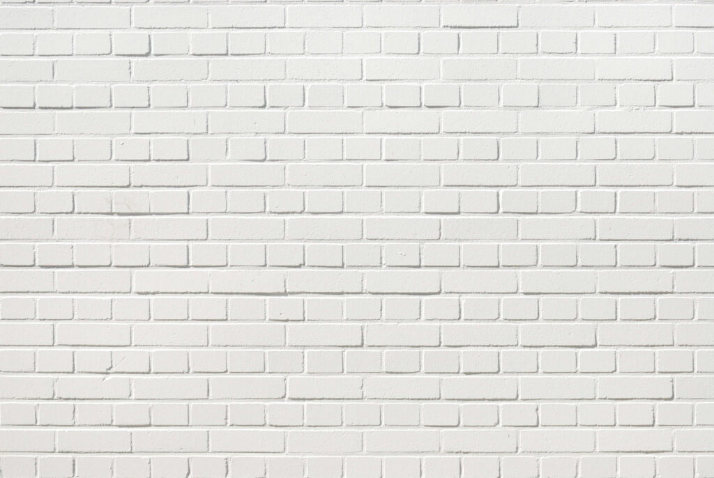 Minimalist Brick Pattern on Clean White Wall - Modern Wallpaper Background