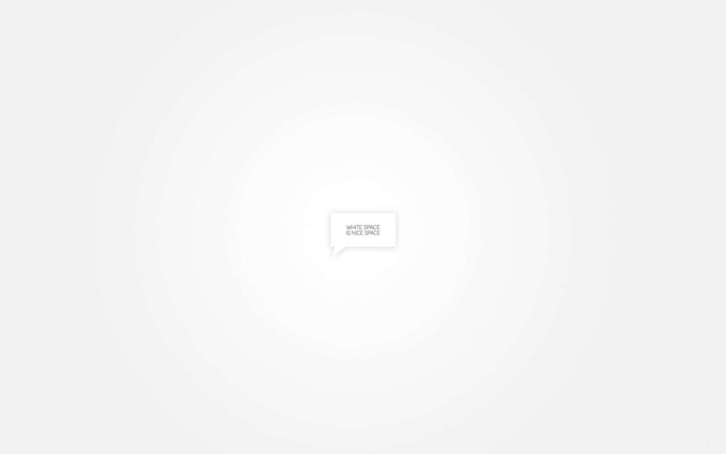 Calming Minimalist Wallpaper: White Space with Subtle Concentric Rings