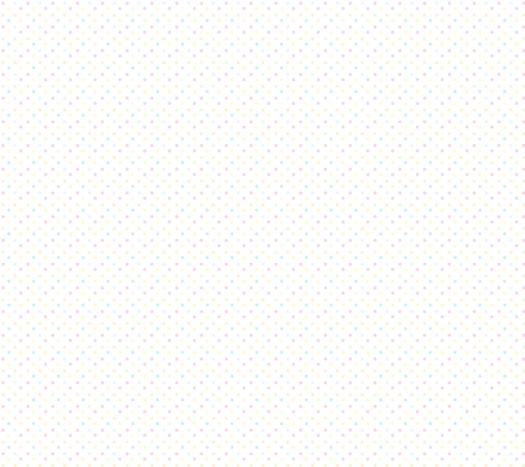 Minimalist white wallpaper with pastel pink blue yellow dots in diagonal lines for cheerful background