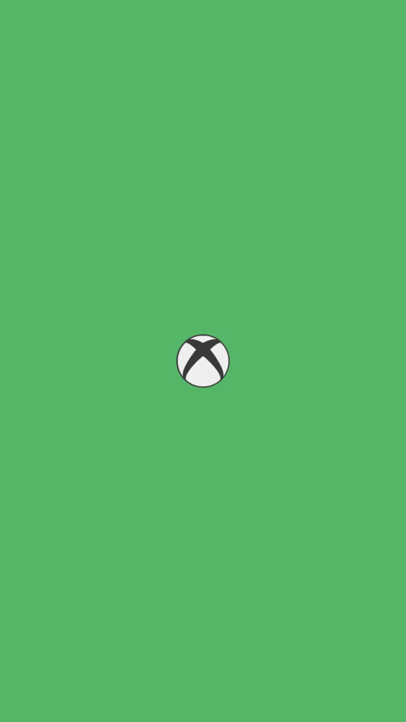 Minimalistic Green Xbox Logo Wallpaper for Digital Devices