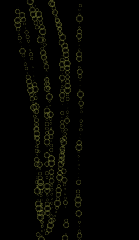 Minimalist Yellow Bubbles on Black Wallpaper - Modern Aesthetic
