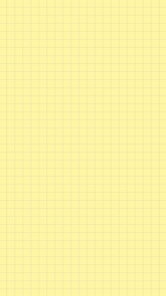 Minimalist yellow graph paper wallpaper with crisp square grid on soft light yellow background