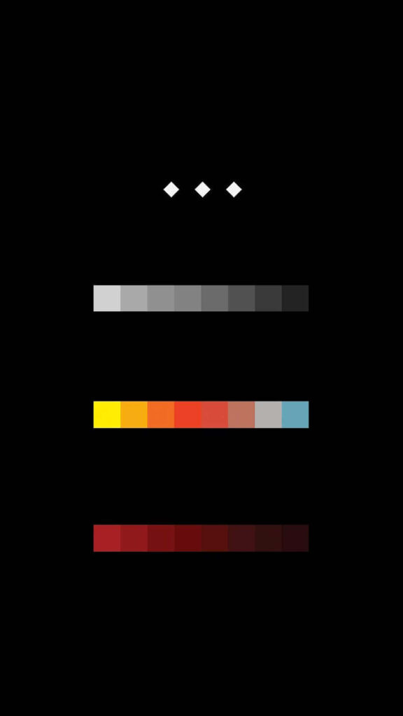 Minimalist iPhone Background: Black with Color Gradients & Diamonds Wallpaper