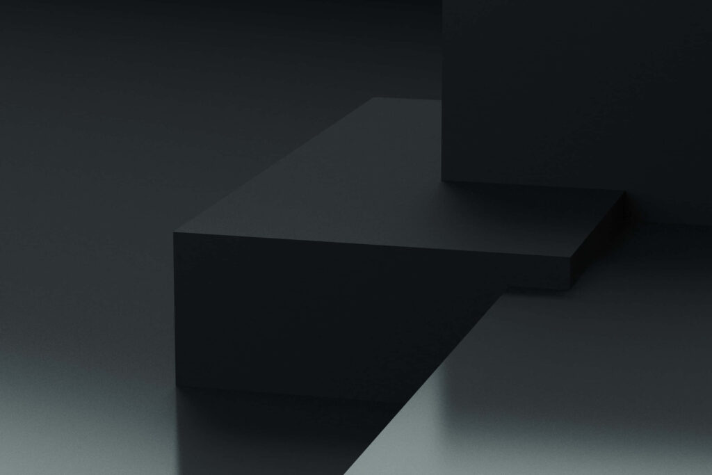 Modern Minimalistic 3D Wallpaper with Dark Gray Geometric Design