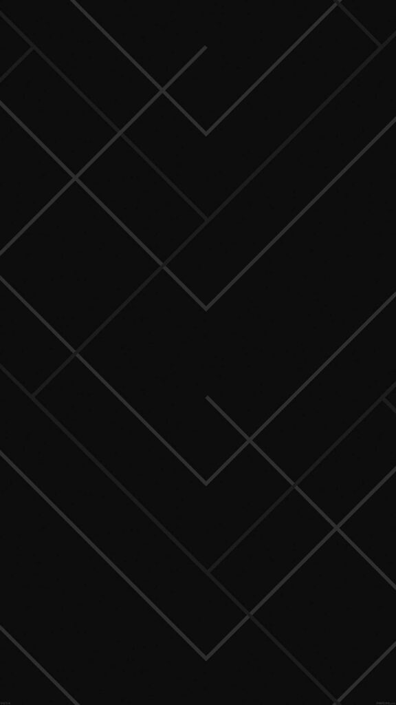 Sleek Minimalist Black Geometric Lines: A Minimalistic Phone Wallpaper