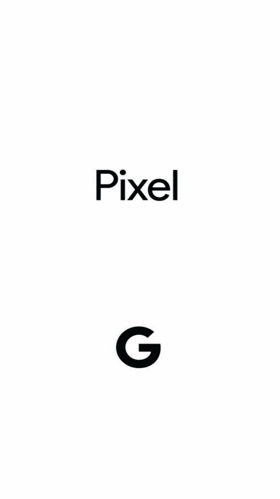 Minimalistic White Pixel: Google's Pristine Stock Wallpaper for Pixel 2 XL