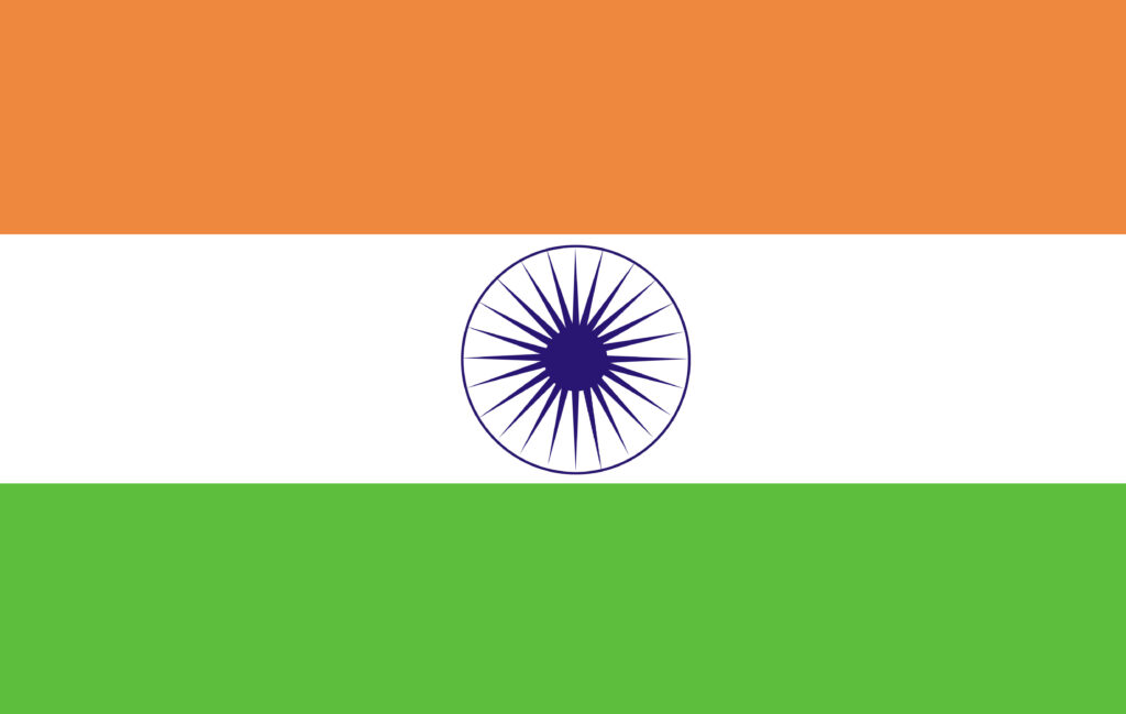 Subtle Pride: A Simplistically Designed Indian Flag Wallpaper