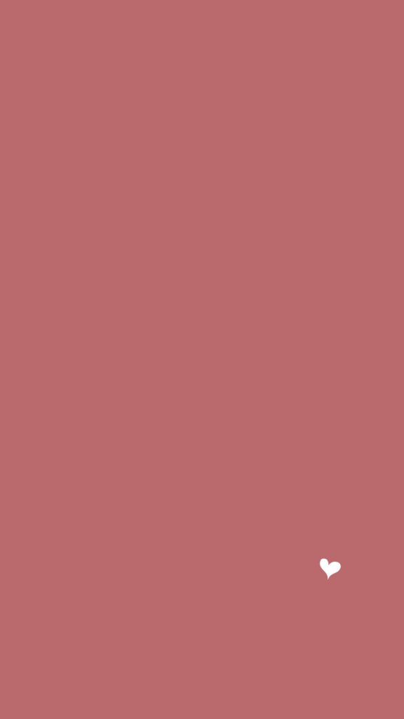 Minimalistic Pink Wallpaper with Tiny White Heart - Elegant Design