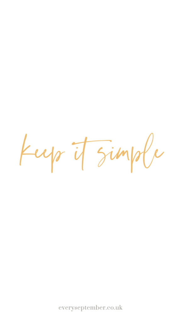 Minimalistic Phone Wallpaper: Keep It Simple