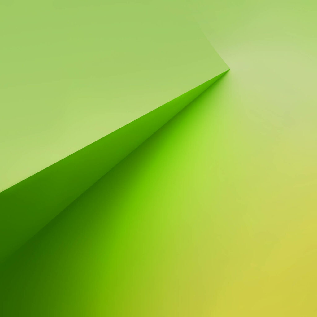Vibrant Green Gradient Wallpaper - Modern Minimalistic Aesthetic