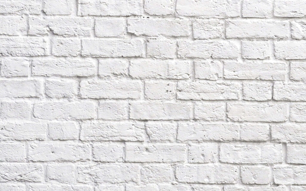 Rough White Brick Wall Texture: Rustic Modern Wallpaper Background
