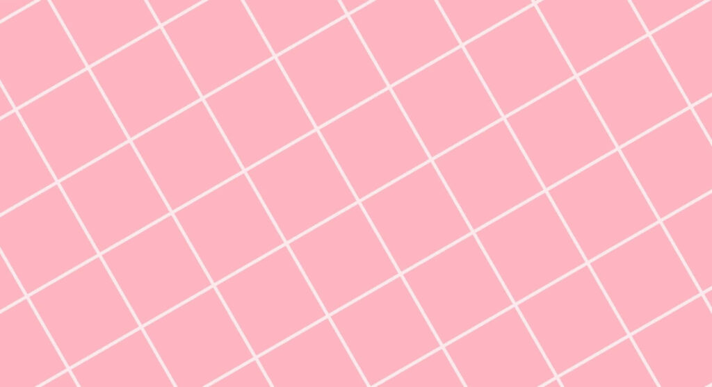 Elegant Pink Blush Background with Minimalist White Grid Pattern Wallpaper