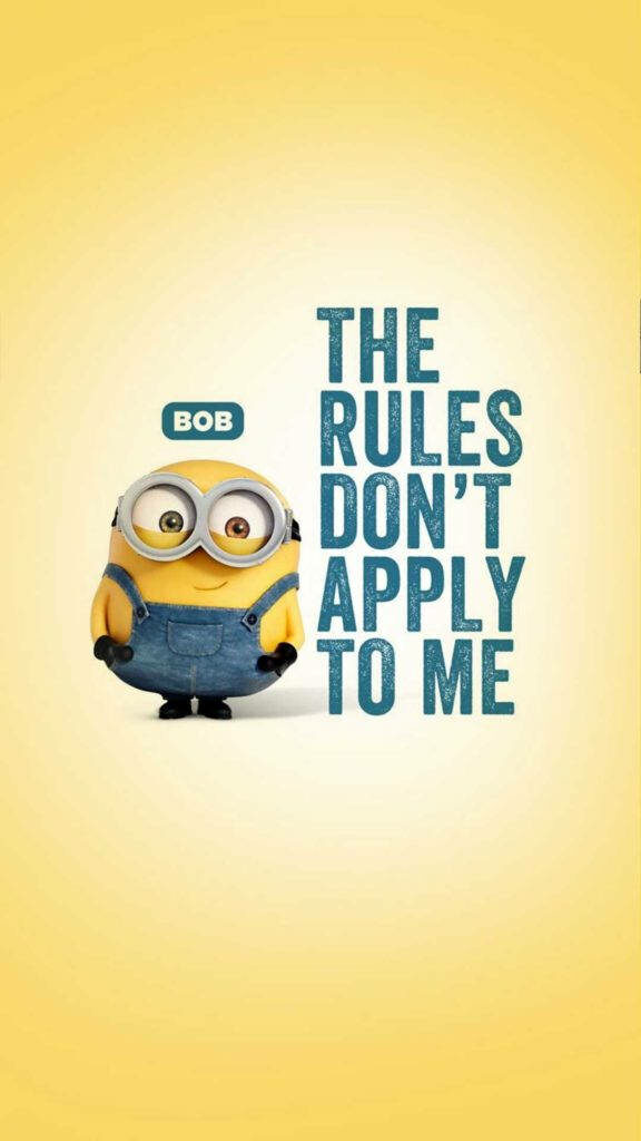 Minion Bob Wallpaper: Fun & Rebellious iPhone Display Background