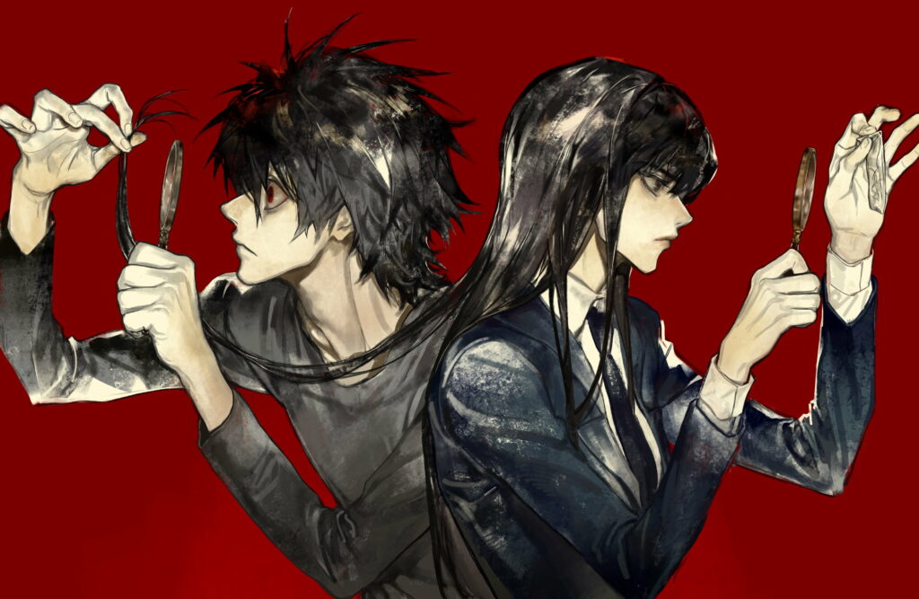 Unveiling the Enigmatic Beyond Birthday: Mesmerizing Anime Wallpaper Featuring Misora Naomi from Death Note