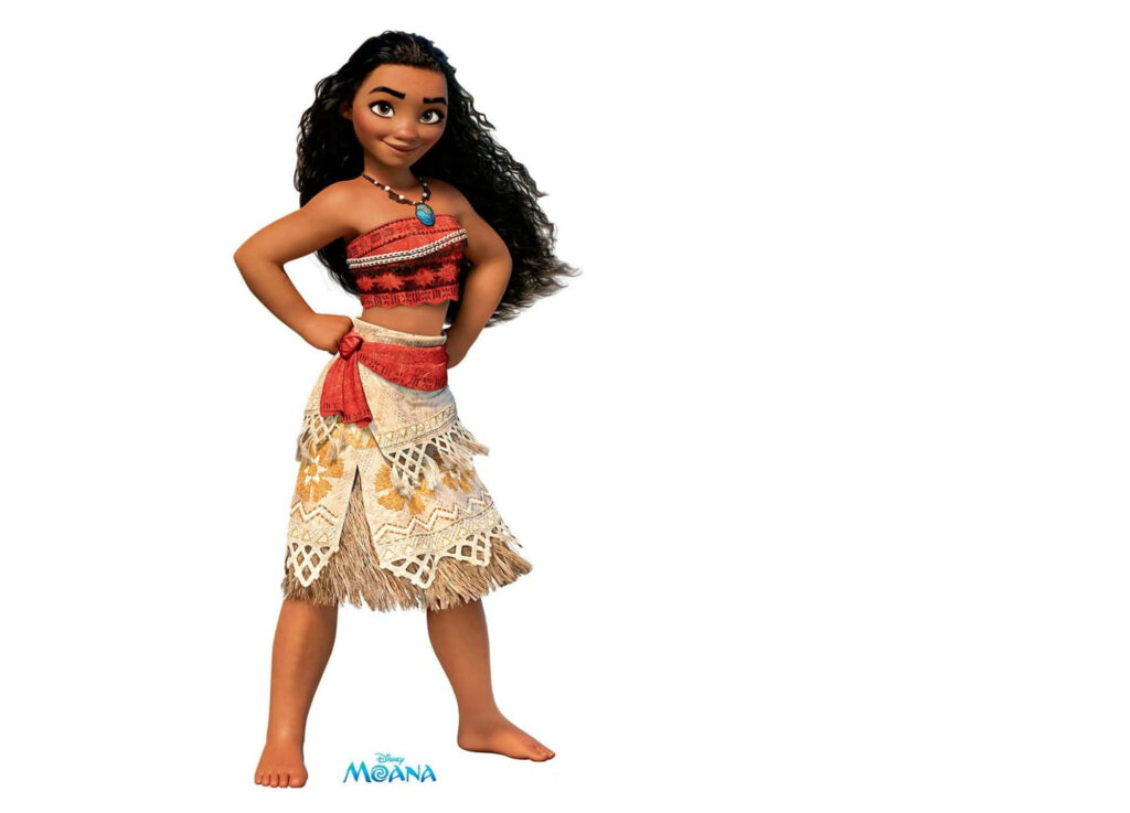 Moana's Adventurous Spirit: Vibrant Movie Wallpaper Background
