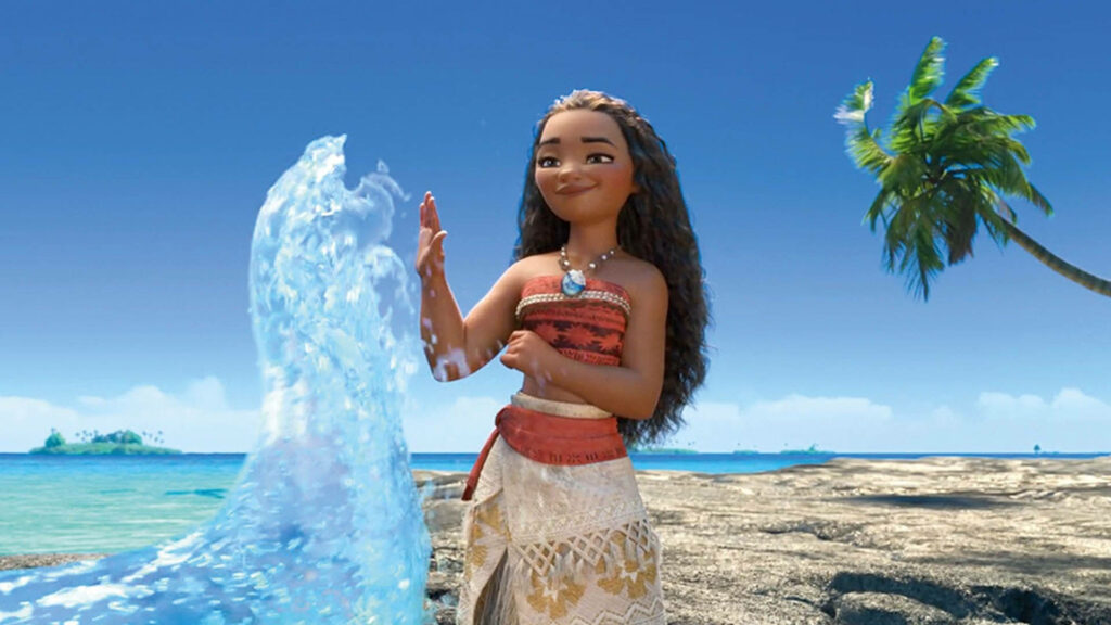 Moana Wallpaper: Gracefully Controlling Water with Ocean Connection