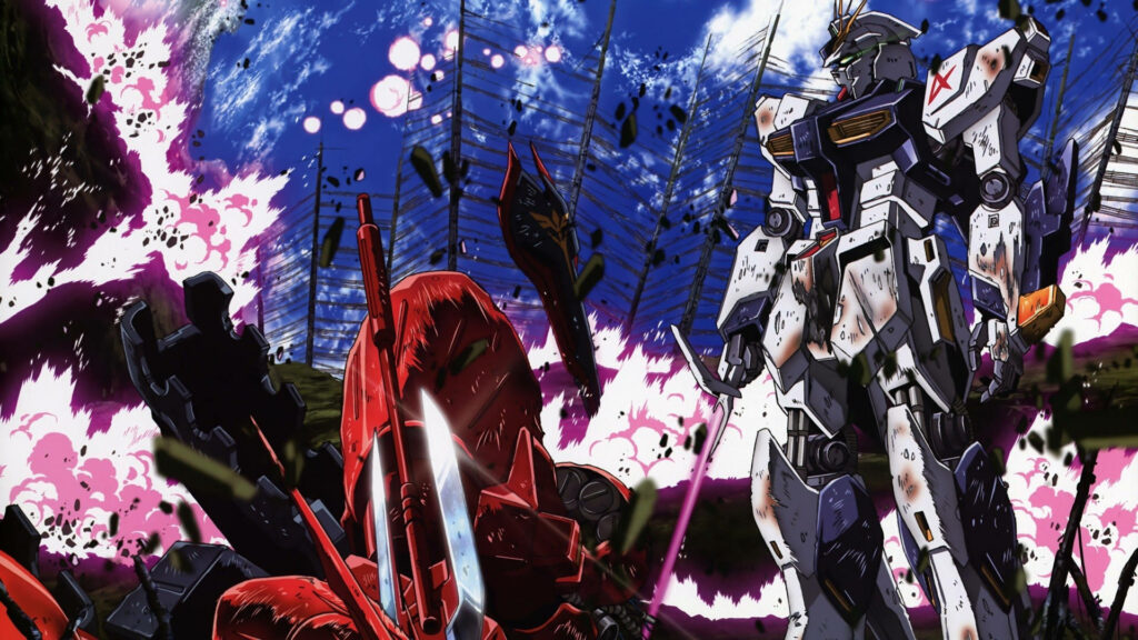 Mobile Suit Gundam Triumphs: A Deadly Battle Wallpaper