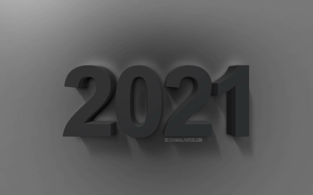 Modern 2021 Wallpaper: Sleek High-Contrast Gray Design