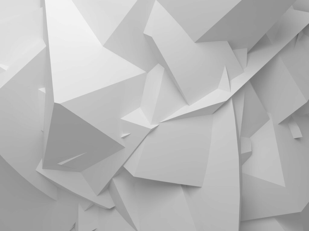 Modern 3D Geometric White Texture Wallpaper for Contemporary Spaces