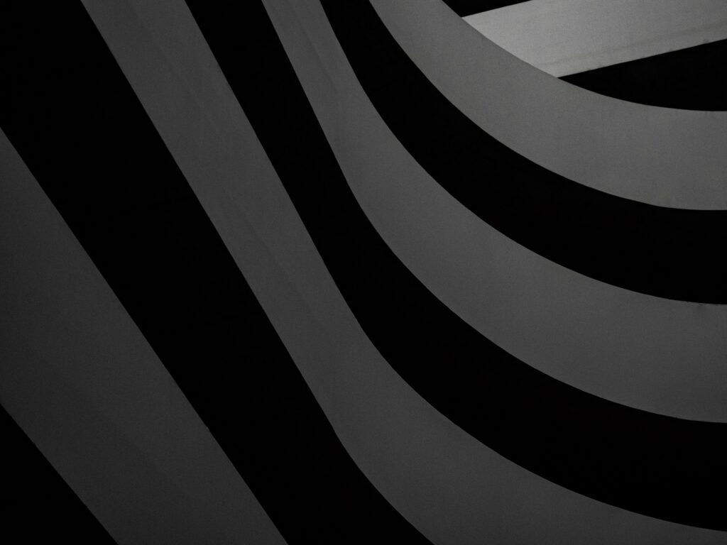 Elegant Abstract Black & Gray Striped Wallpaper Background Design