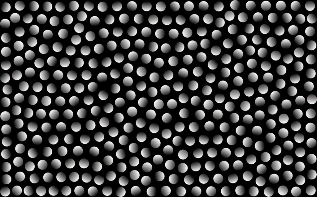 Abstract Dot Gradient Wallpaper with Seamless Circular Patterns