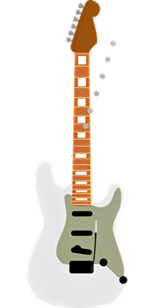 Modern Abstract Electric Guitar Wallpaper for Music Lovers