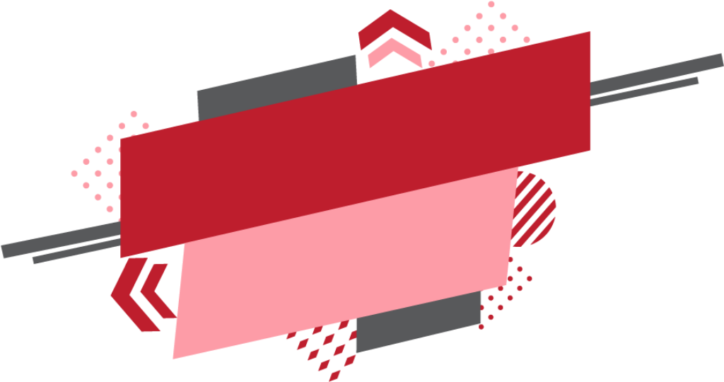 Modern Abstract Geometric Wallpaper in Red, Pink, and Black