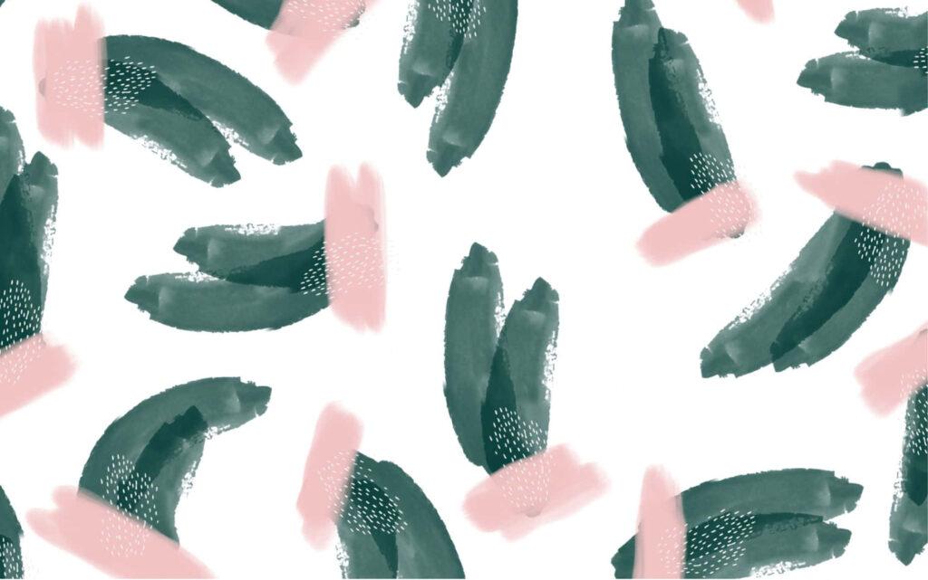 Stylish Modern Abstract Green & Pink Wallpaper for Your Desktop