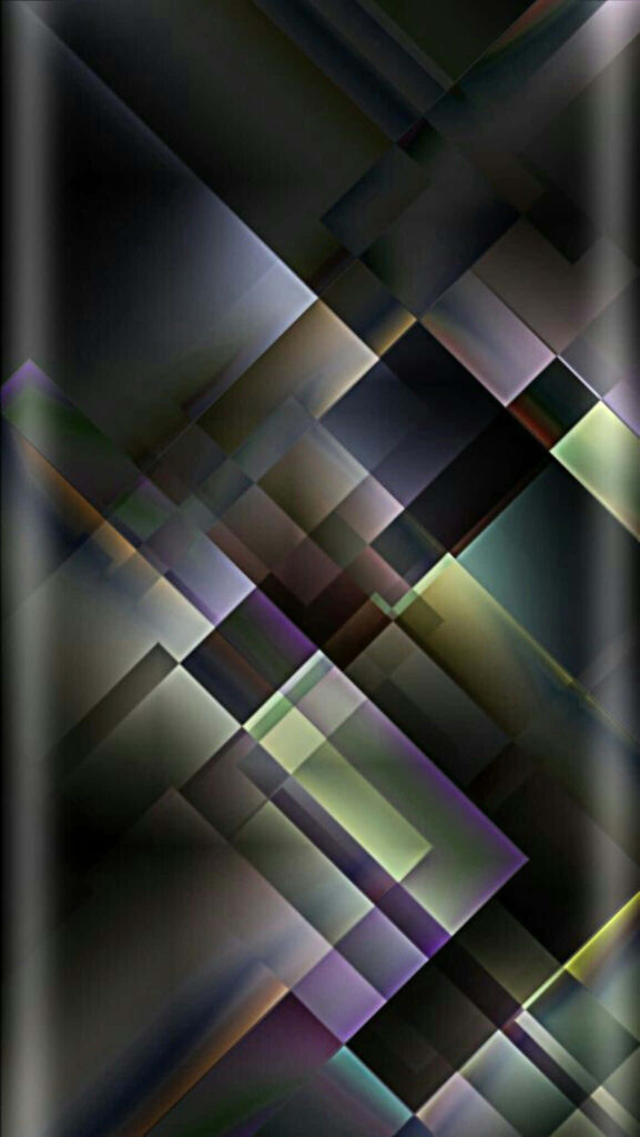 Abstract Geometric Phone Wallpaper: Modern Dark Design Background