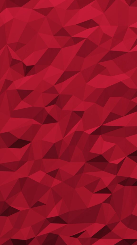 3D Geometric Abstract Wallpaper in Shades of Pink and Red
