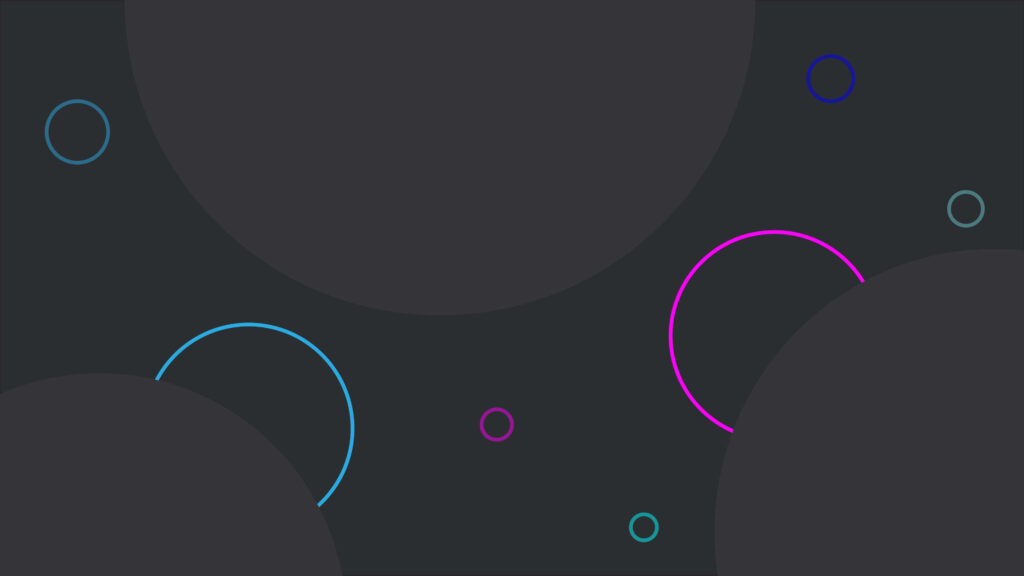 Modern Abstract Circle Wallpaper in Blue and Purple on Dark Background